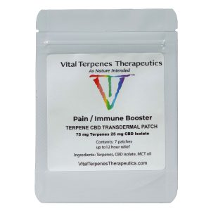 Vital Terpenes Pain and Inflammation Immune Booster-7-patches