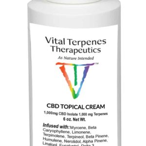 Vital Terpenes CBD Terpenes Topical Cream 6 0z